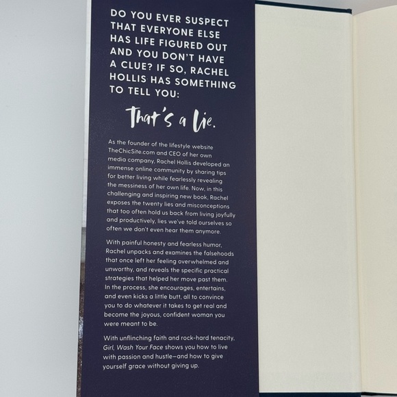 Girl, Wash Your Face Book by Rachel Hollis Hardcover - Picture 2 of 4